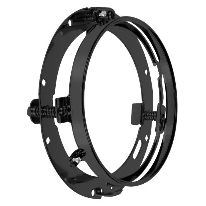 HogWorkz Black Mounting Bracket & Ring for 7″ LED Headlights P/N 68124-04B – HW131384