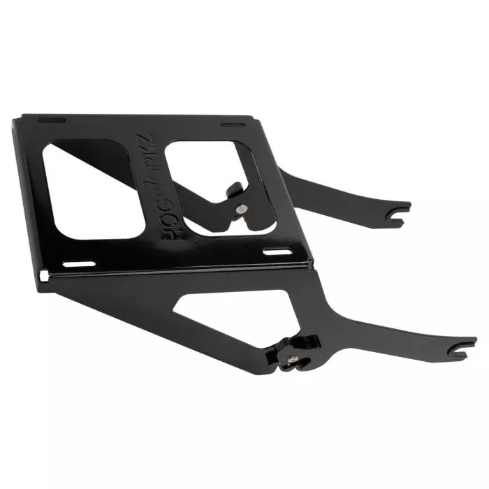 HogWorkz Black Two-Up Tour Pack Mount for Harley Softail Deluxe / Heritage '00-'17 - HW157927