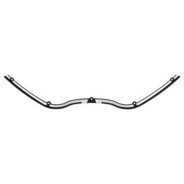HogWorkz Contrast Cut Billet Windshield Trim in Black for Harley Road Glide ’98-’13 – HW157810
