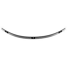 HogWorkz Contrast Cut Billet Windshield Trim in Black for Harley Touring ’14-’23 – HW157808