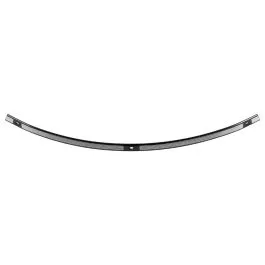 HogWorkz Contrast Cut Billet Windshield Trim in Black for Harley Touring '96-'13 - HW157805