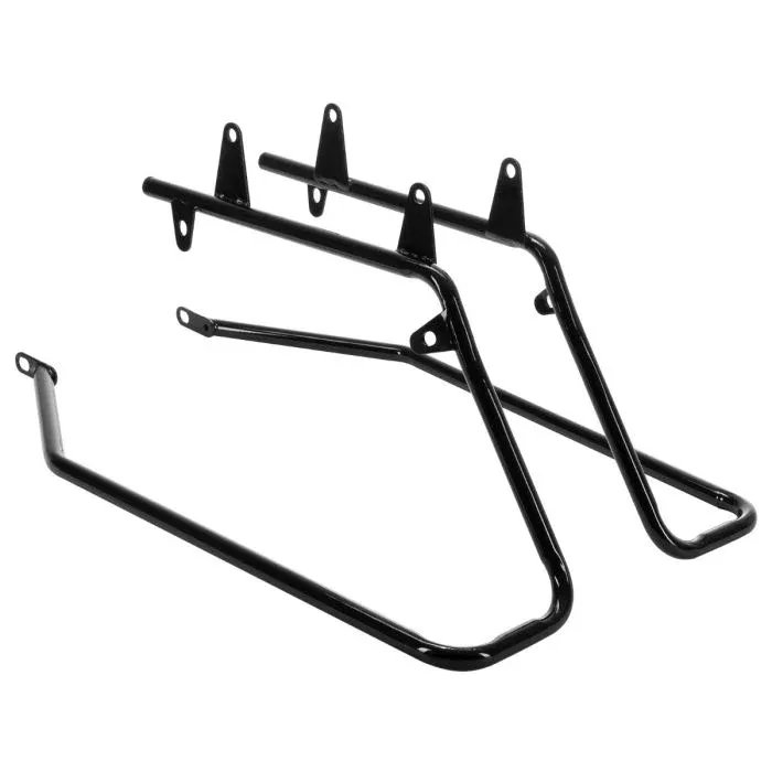 HogWorkz Conversion Brackets for Harley Softail '84-'17 Touring Saddlebags | Black - HW157102