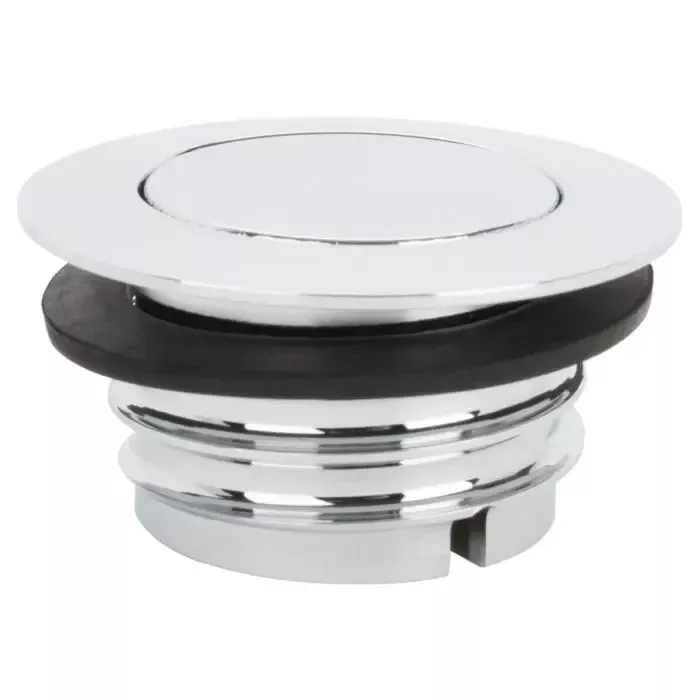 Hogworkz Flush Mount Pop Up Gas Cap for Harley Davidson Touring and Softail Models (Select Finish) See Fitments