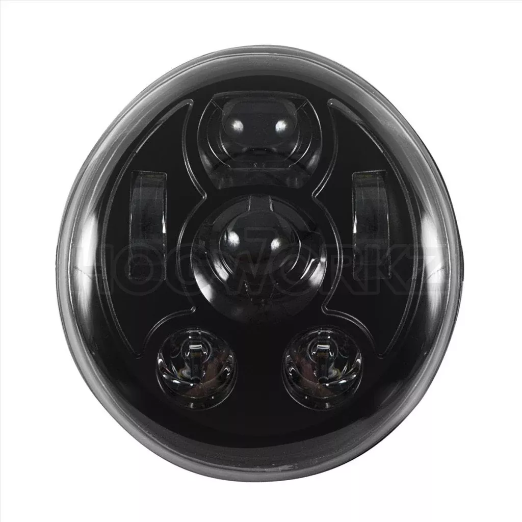 Hogworkz HW195209 Blackout V-Rod '02-'17 Replacement LED Headlight