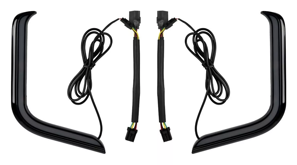 HogWorkz Lumipro LED Lower Fairing Inserts For Harley Touring 1996-2013