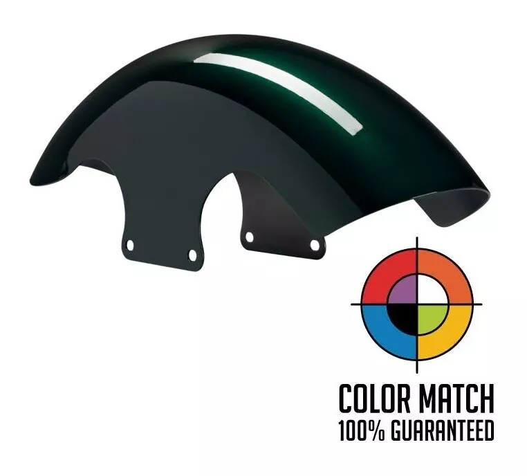 HogWorkz OE Color Matched 19" Chopped Front Fender For Harley FLHX / FLTRX 2023-2026