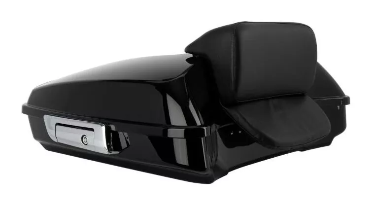HogWorkz OE Color Matched Razor Tour Pack With Slim Backrest For Indian Touring 2014-2026