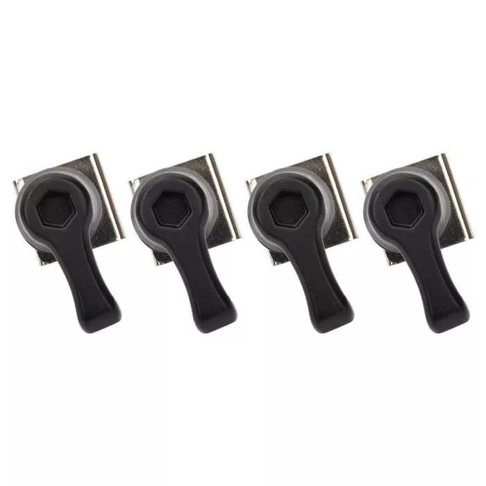 HogWorkz Quick Turn Saddlebag Fasteners / Levers | Black – HW133008