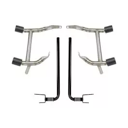 HogWorkz Stainless Double Barrel Saddlebag Guards for Harley Touring ‘23.5-’26 – HW157214