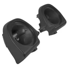 HogWorkz Unpainted 6.5″ Lower Vented Fairing Speaker Pod Mounts for Harley Touring ’94-’23 – HW144001