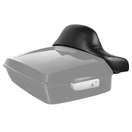 HogWorkz Unpainted Chopped Tour Pack w/ Full Backrest & Chrome Hardware for Harley Touring ’97-’26 – HW225605