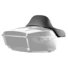 HogWorkz Unpainted King Tour Pack w/ Full Backrest & Black Hardware for Harley Touring ’97-’26 – HW225602