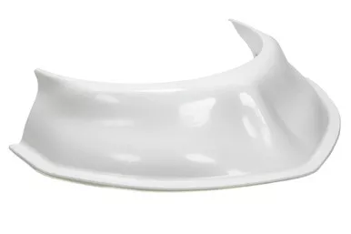 Hood Scoop White 3.5in Tall 10390