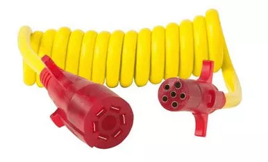 Husky 30501 8' Flex-Coil 7 RV Blade Trailer Wiring Connector Adapter