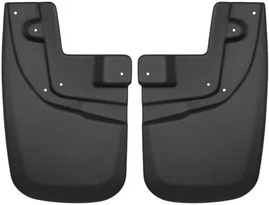 Husky Liners 56931 Front Mud Flaps Black For 2005-2015 Toyota Tacoma