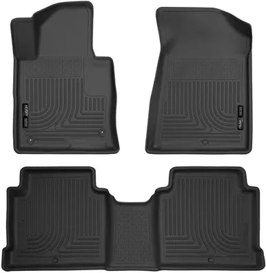 Husky Liners 99631 Weatherbeater Front & 2nd Seat Floor Mats , Black