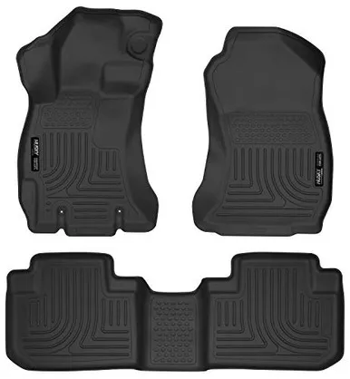 Husky Liners 99881 Black Weatherbeater Front & 2nd Seat Floor Liners