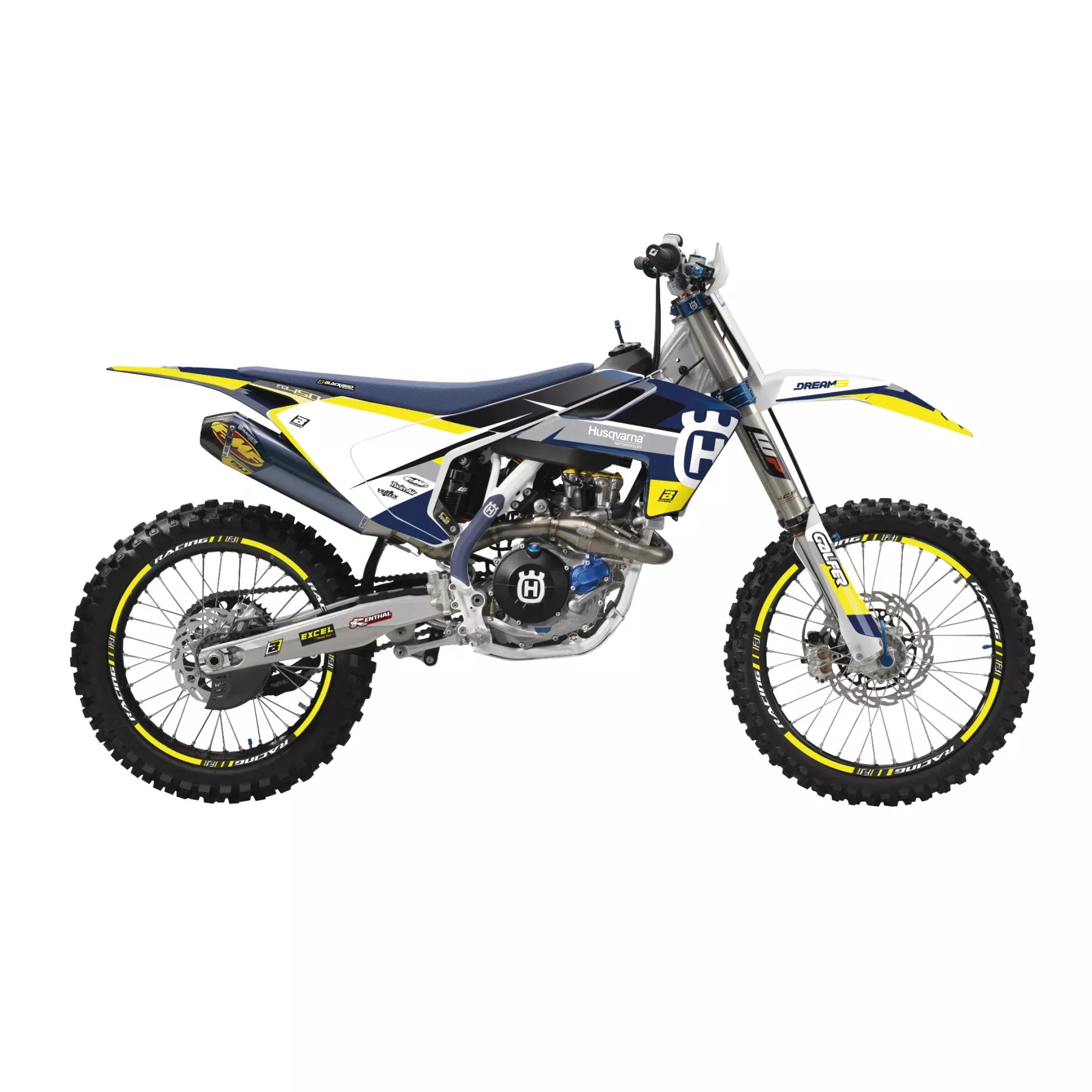 HUSQVARNA FC/TC 16-18 TE/FE 17-19 DREAM 5, BLACKBIRD DECAL KIT 2612AB