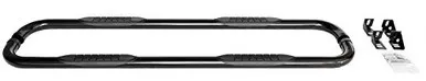 ICI Stainless BLAK36DGX Nerf Bar 3 in. Round Black Powder Coated