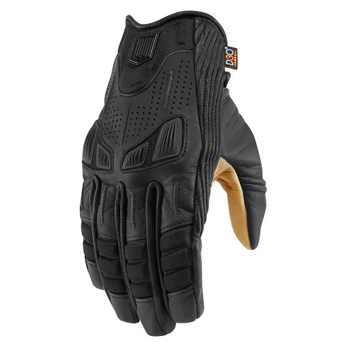 Icon 1000 Axys Mens Leather Motorcycle Gloves