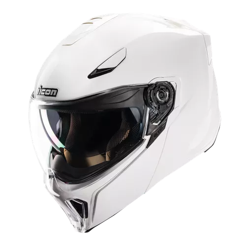 Icon Threshold Modular DOT Helmet - White