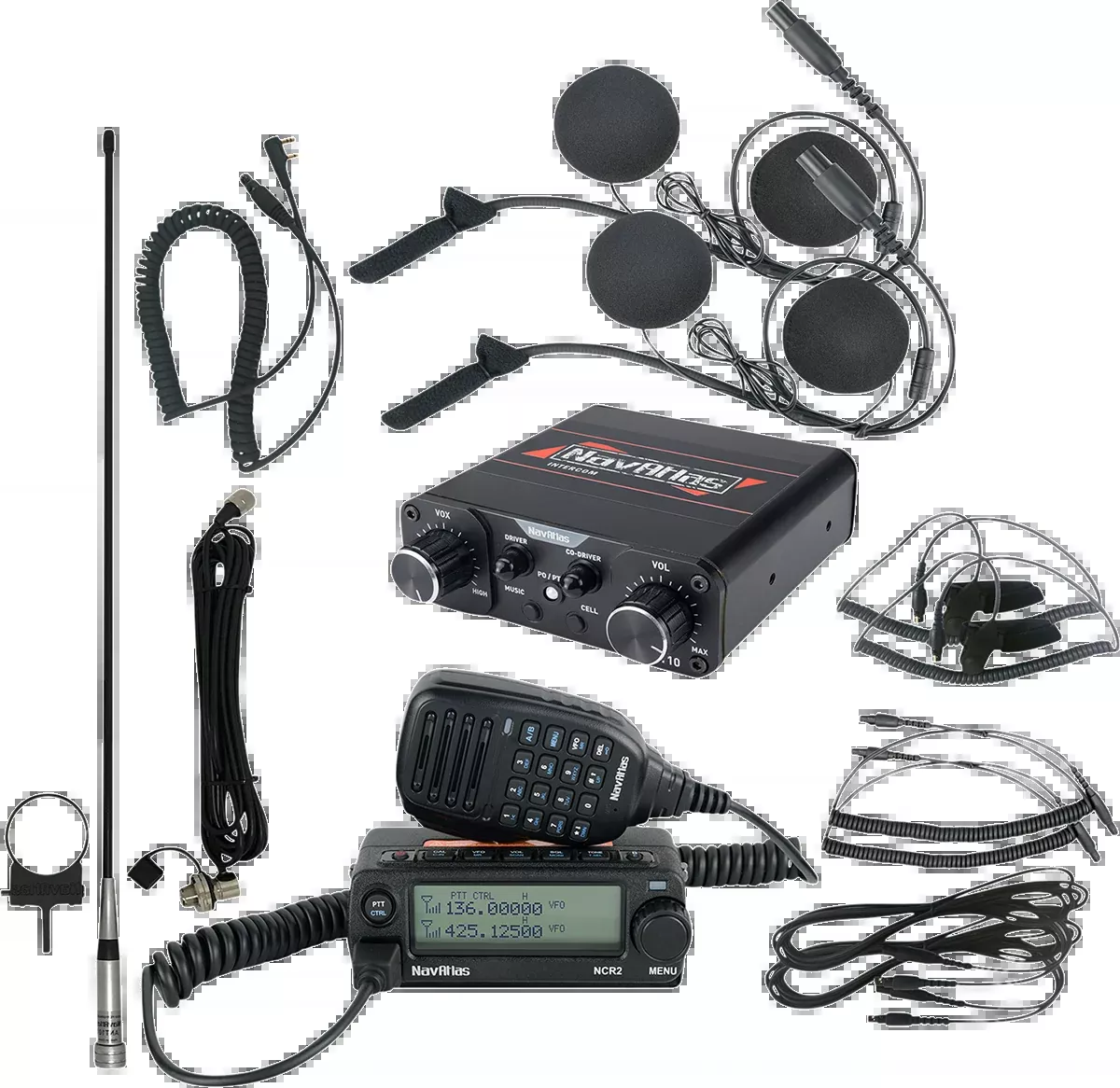 INTERCOM/RADIO KIT 2SEAT