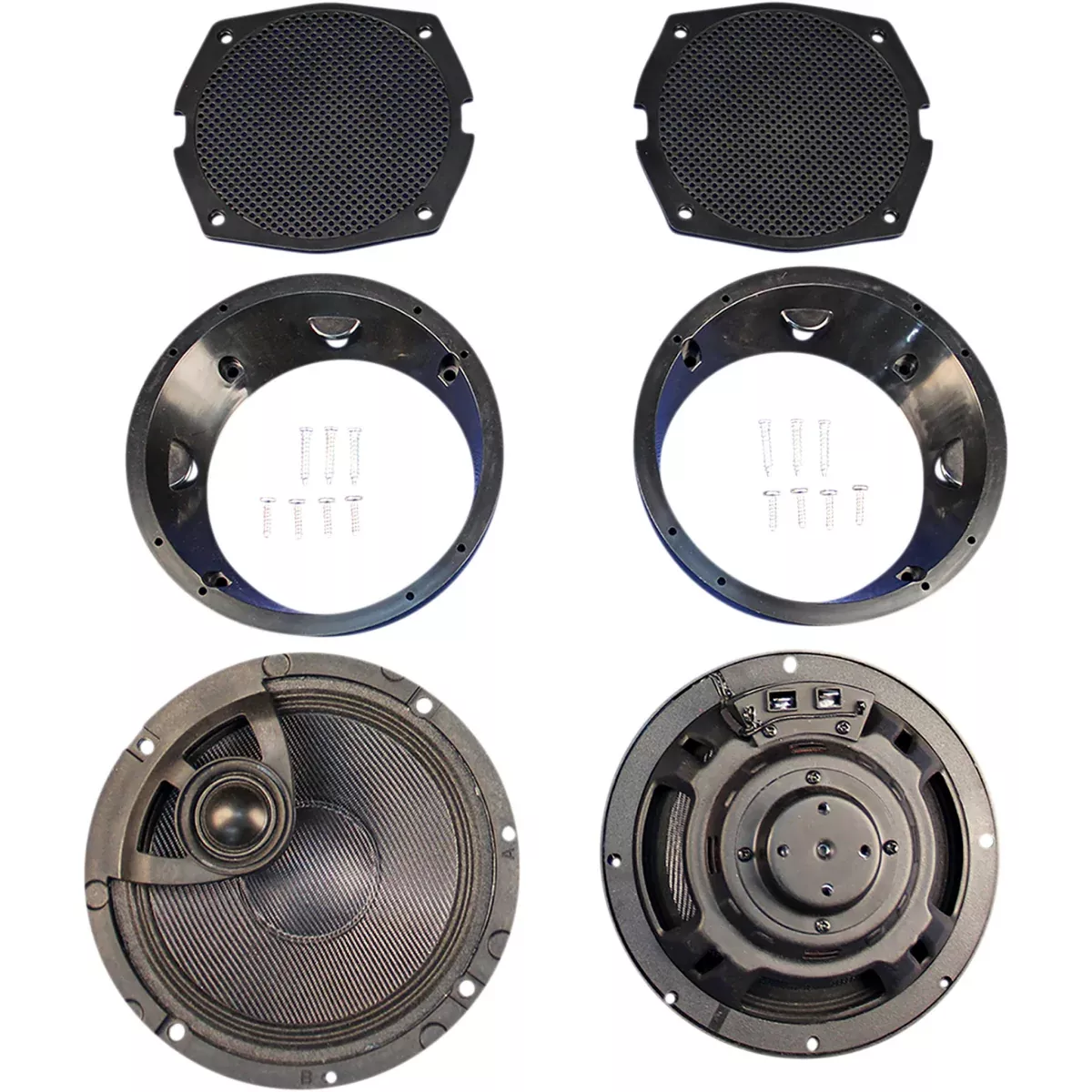 J & M Speaker Kit - HC13-6582TW-XRP For Harley Touring 1998-2013