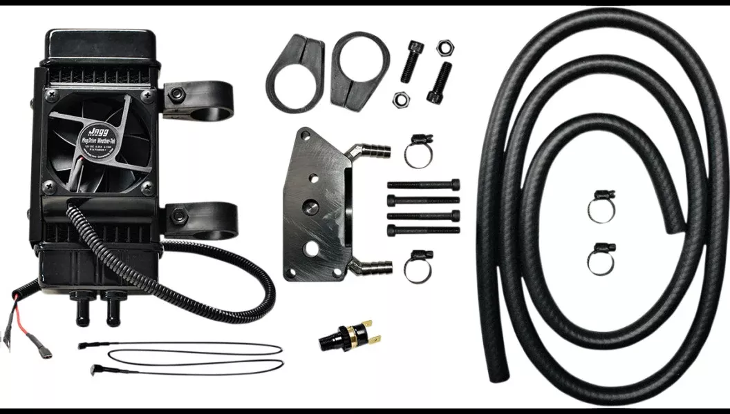 Jagg 761-FP2600 Vertical Frame-Mount Fan-Assisted Kit 4 Harley