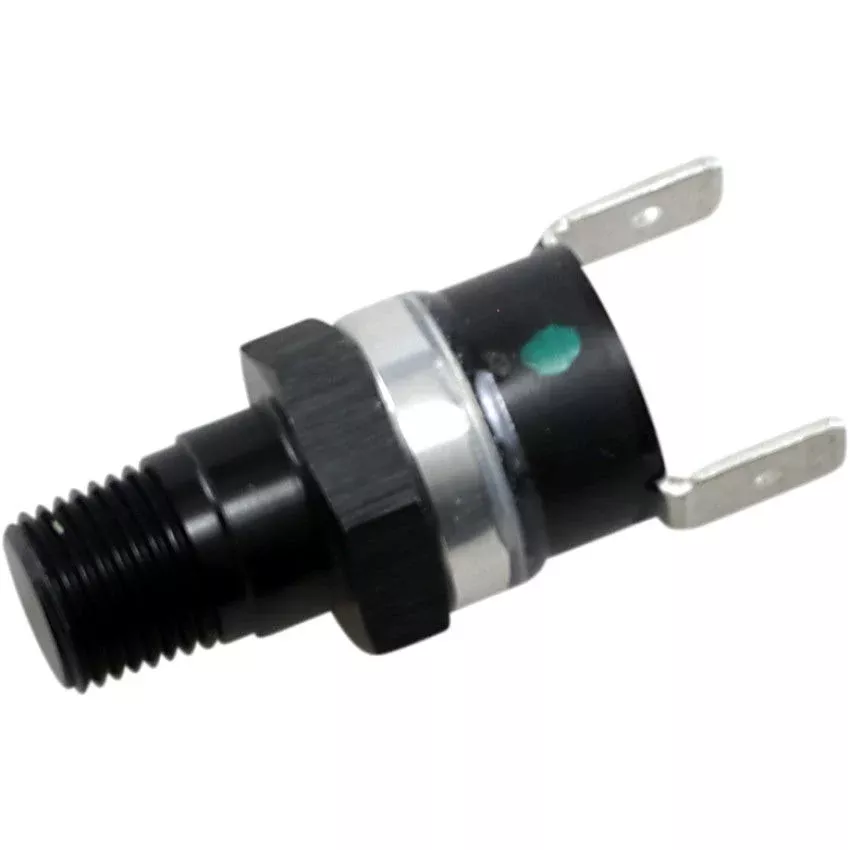 Jagg Oil Coolers 180° F Preset 12V Miniature Thermal Switch for Harley