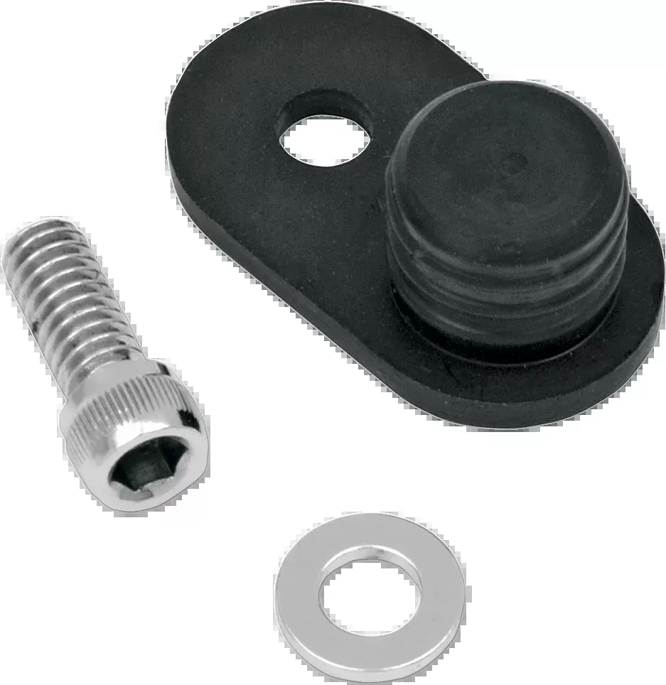 James Gasket Motorcycle Black 5 Speed Transmission Speedo Block Off for Harley