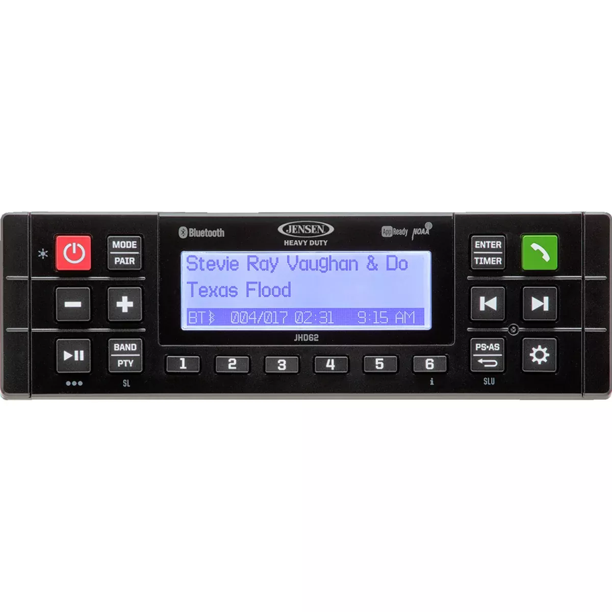 JENSEN 4401-0278 JHD62B Heavy Duty Bluetooth Stereo Bluetooth Stereo