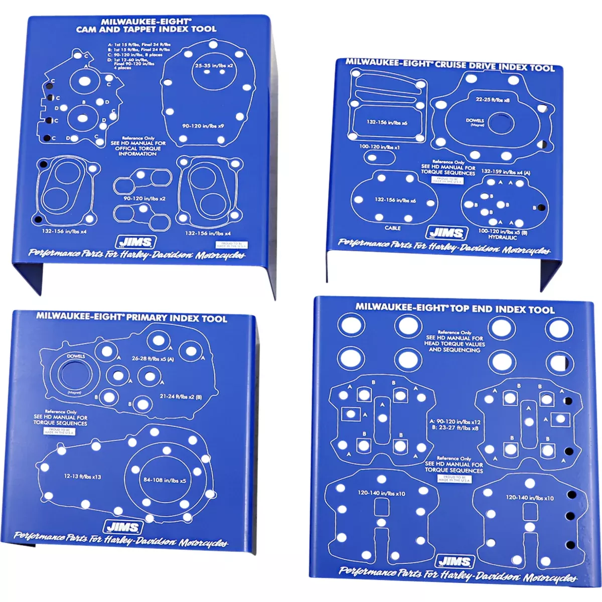 JIMS 3850-0532 732K Hardware Organizer M8 Hardware Organizer – Complete Set – M8