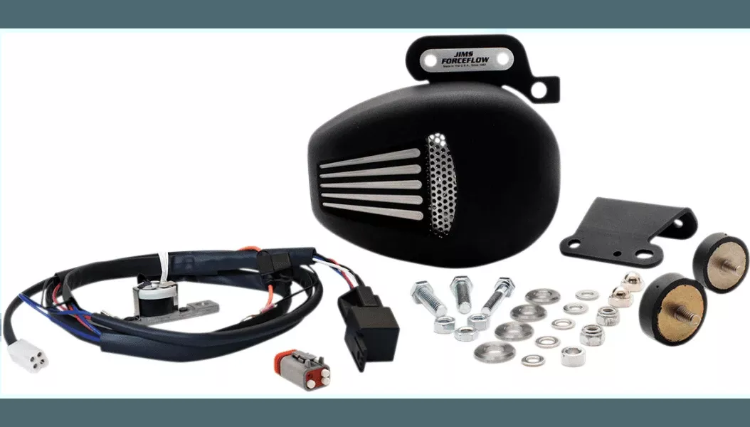 Jims Forceflow Cylinder Head Coolers for '17-23 Harley Davidson Touring Models (Select Finish)