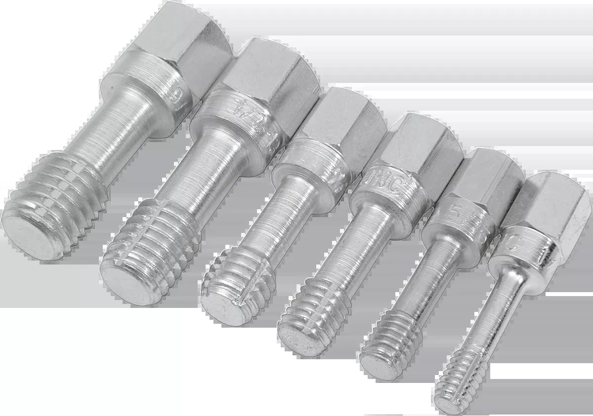 Jims Motorcycle Steel Silver Coarse Thread Chaser Tappet Set For Harley Davidson