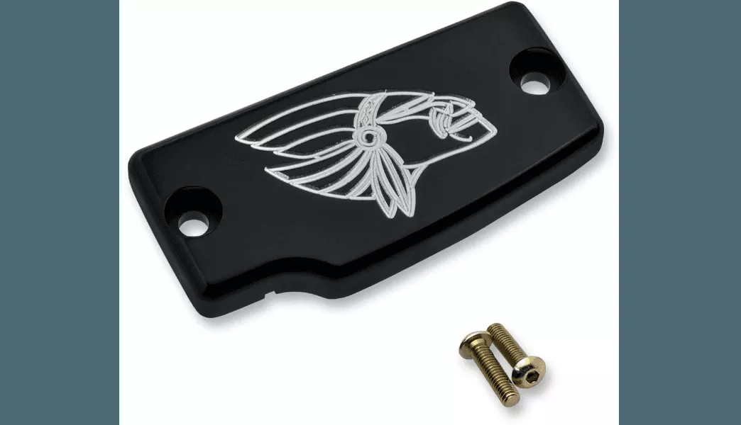 Joker Machine Rear Master Cylinder Cover for '15-24 Indian Scout - Warrior - Black