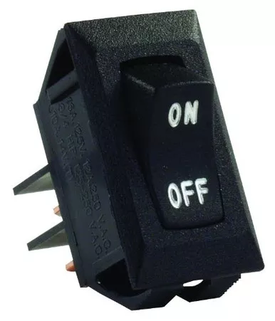JR Products 12595 Labeled On/Off Switch - Black