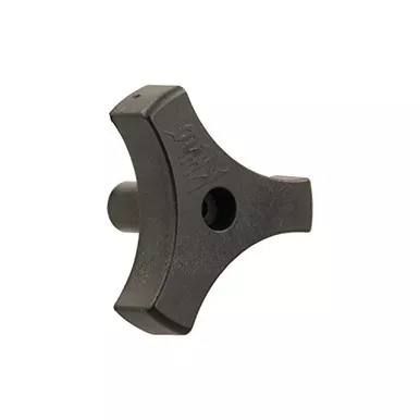 JR Products 20175 Tri-Lug Window Knob - 9/16" Black