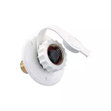 JR Products 62145 Plastic City Water Flange 12″ MPT x 3/4″