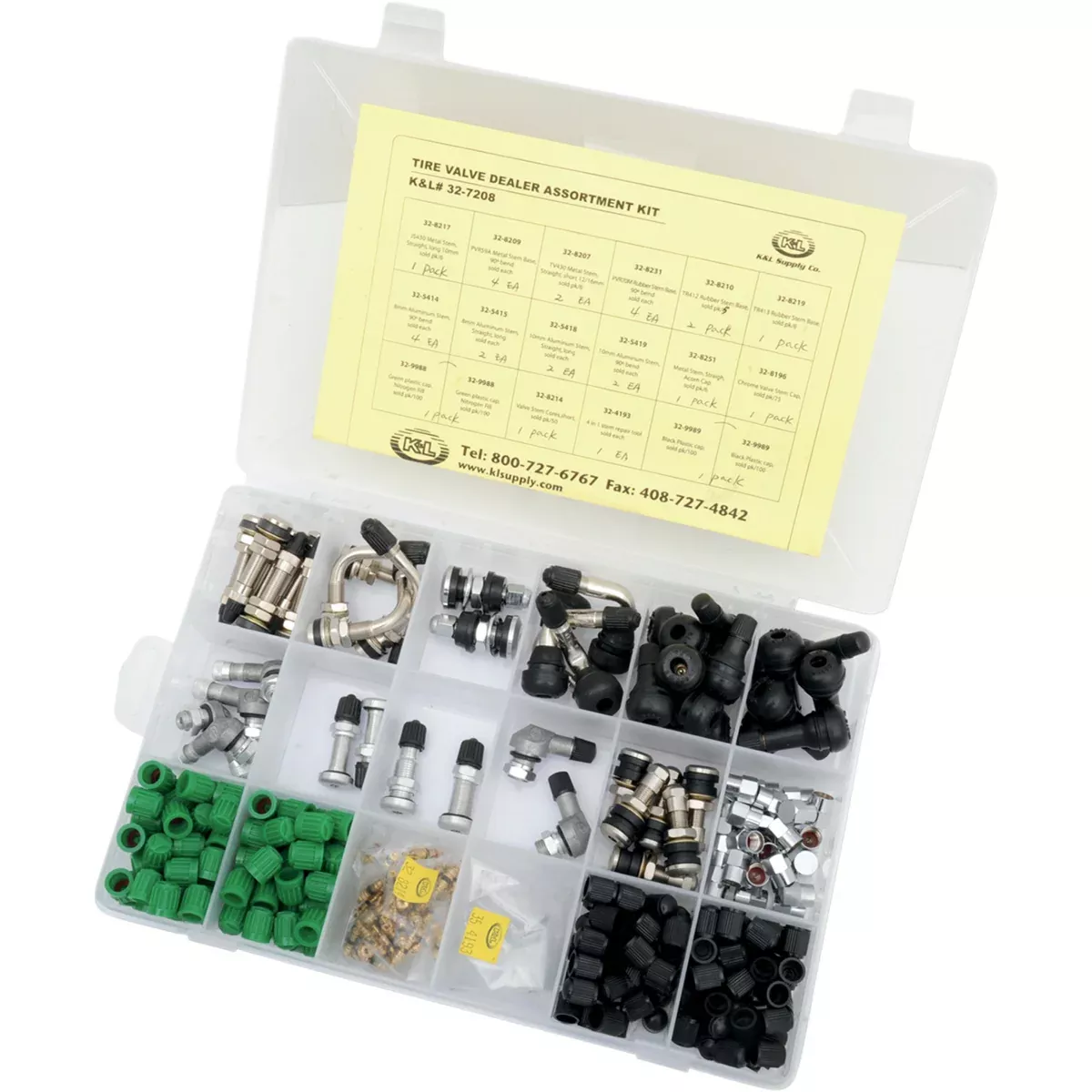 K&L SUPPLY 0360-0031 32-7208 Valve Stem Kit assortment