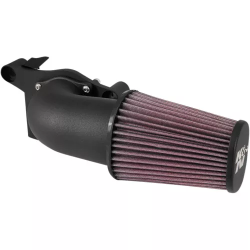 K&N Aircharger Intake w/ Bent Intake Tubes for 2017-2023 Harley M8 - Black