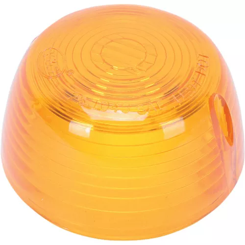 K&S DOT Amber/Orange Turn Signal Lens fits many old Hondas (25-1040)