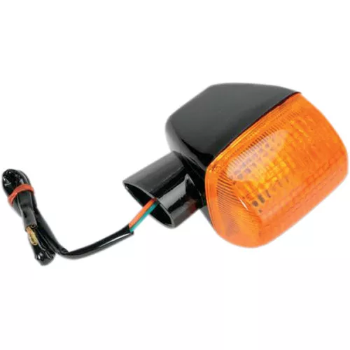 K&S DOT Compliant Black Turn Signal w/Amber Lens (25-1113)