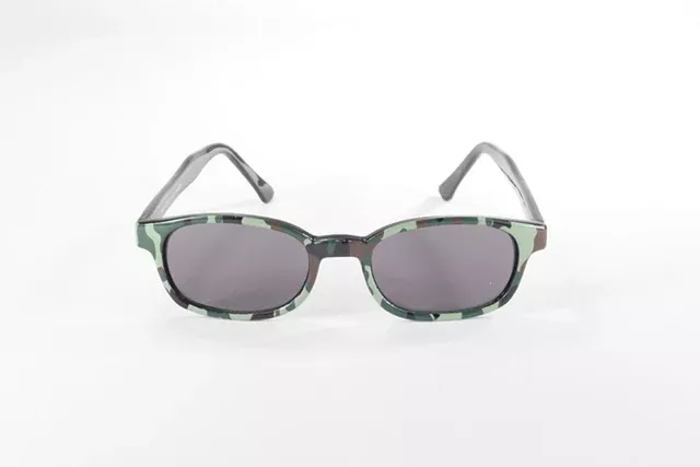 KD's 1 Pair Camo Smoke Lens Old School Biker Motorcycle Sunglasses 2021