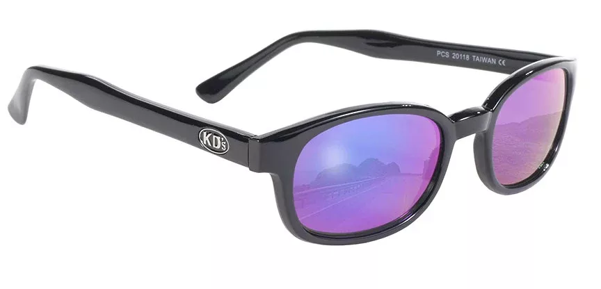KD’s Original 1 Pair Colored Mirror Lens Old School Biker Sunglasses 20118
