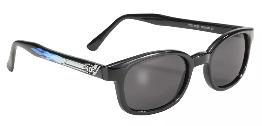 KD's Original 1 Pair Exhaust Pipe Smoke Lens Old School Biker Sunglasses 2227