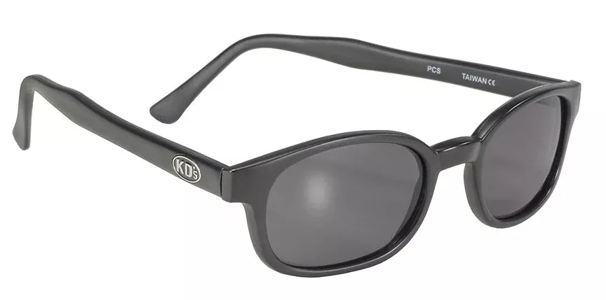 KD's Original 1 Pair Matte Frame Smoke Lens Old School Biker Sunglasses 20010