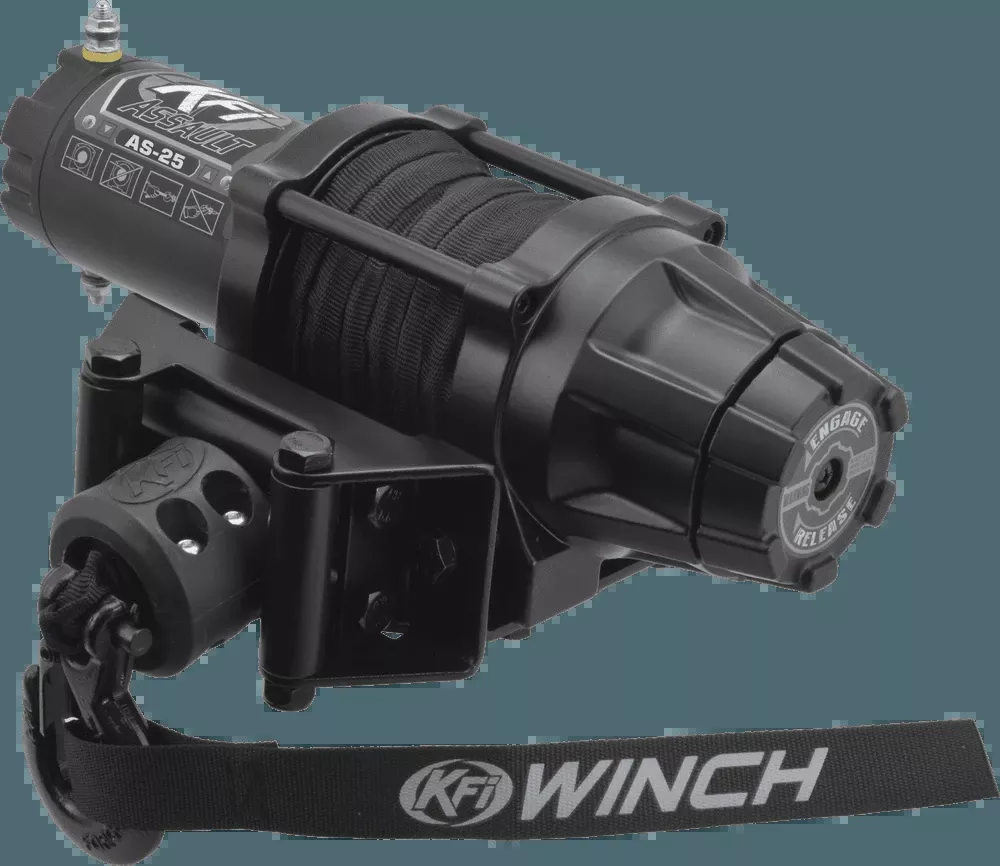 KFI AS-25 Synthetic Cable Assault Winch - 2500 lbs