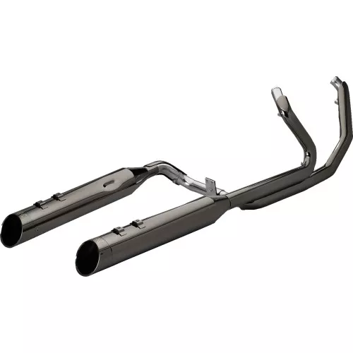 Khrome Werks 2-2 3-Step Dominator Exhaust for 2017-2023 Harley Touring – Eclipse w/ Edge Tip