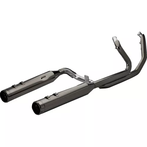 Khrome Werks 2-2 3-Step Dominator Exhaust for 2017-2023 Harley Touring – Eclipse w/ Klassic Tip