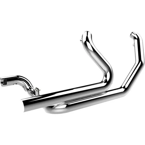 Khrome Werks 2-2 Crossover Exhaust Headers with Heat Shields for 2009-2016 Harley Touring – Black